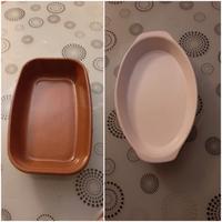 teglie per il forno e sale e pepe