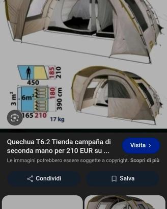 Tenda da 6 persone T 6.2