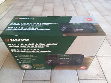 Caricabatterie doppio parkside