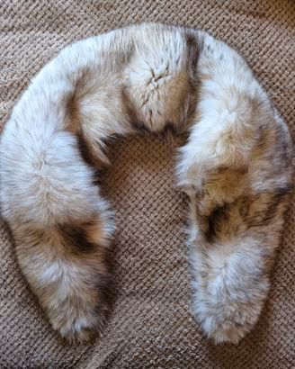 Lotto 4 colli/stole vintage in vera pelliccia