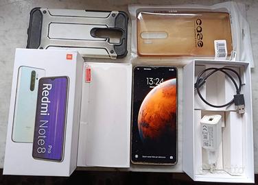Redmi Note 8 Pro  6 - 128 GB con accessori