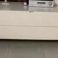 Mobile a colonna bianco-Stile Classico con 2 ante