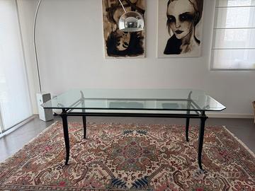 Tavolo da pranzo con piano in vetro ( 190 X 100 )