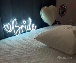Scritta led x sposa