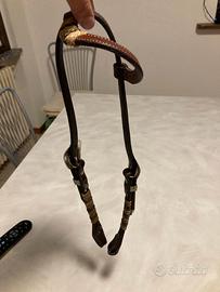 Testiera equitazione con argenti