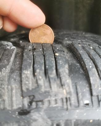 gomme termiche su cerchi x Audi a4