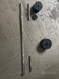 Bilanciere, manubri e pesi domoyos