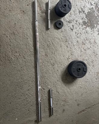 Bilanciere, manubri e pesi domoyos