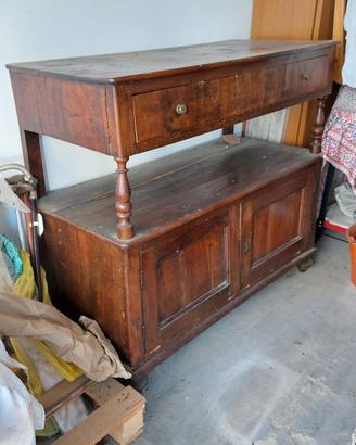 mobile antico in legno tutto originale 