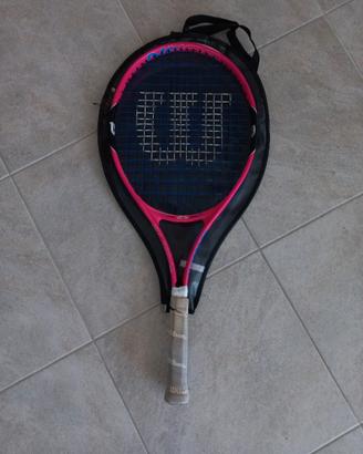 Racchetta da tennis winsor burn junior 25 rosa