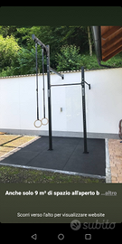 Attrezzature palestra su misura, rack, panche, dip