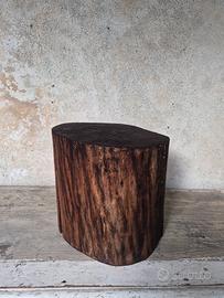 Tavolino / Sgabello in legno massiccio