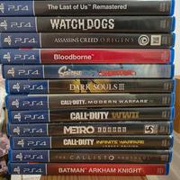 lotto giochi ps4 vendibili pure singolarmente 