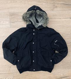 Woolrich Thermolite Jacket Black hooded bomber