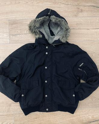 Woolrich Thermolite Jacket Black hooded bomber