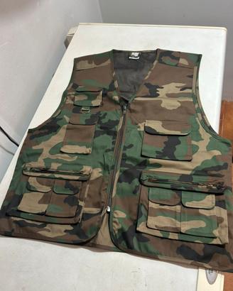 Gilet caccia pesca Nuovo xxl
