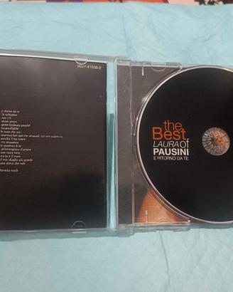CD audio Laura Pausini The best of e ritorno da 
