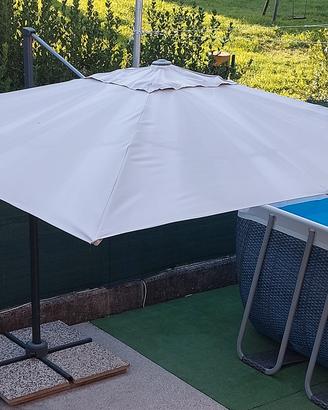 ombrellone giardino naterial Aura  