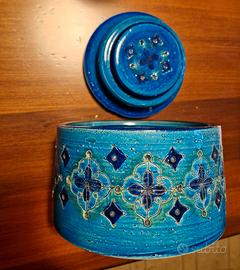 Vaso 3/8 Rimini Blu di Aldo Londi -Bitossi anni 60