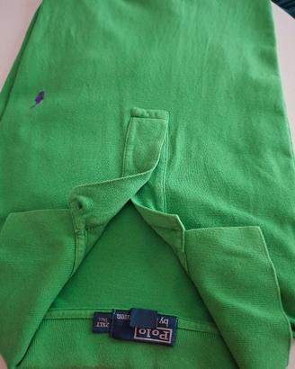 Polo Ralph Lauren ,uomo, m\m,verde,tg xxl tall