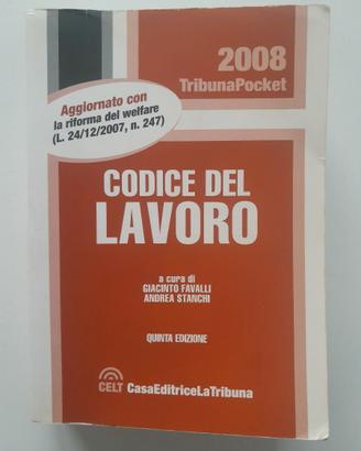 Codice del Lavoro Ed.La Tribuna.Diritto Del Lavoro