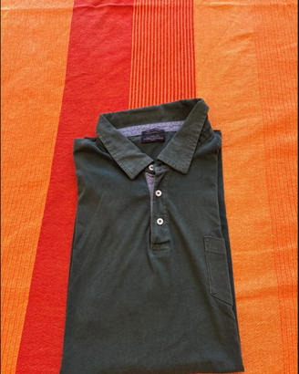 Polo uomo Doppelgänger Verde Inglese - Taglia XXL