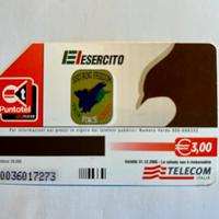 Scheda telefonica usata Telecom, EI Enduring Freed