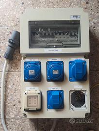 quadretto elettrico 220 volt prese