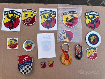 Lotto Stemmi e Adesivi Abarth Originali