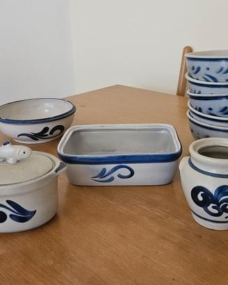 Set Ceramica Vintage Tedesca "Petri Feinkost"