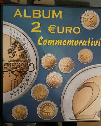 Album 2 euro commemorativi (abafil)