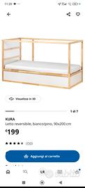 letto reversibile Ikea kura