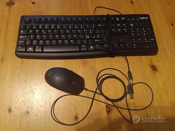 tastiera k120 e mouse logitech g203