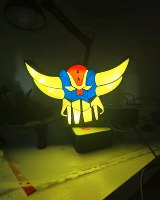 Lightbox LED Goldrake Stampa 3D