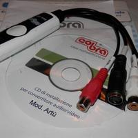 Cavo convertitore video rca/s - usb