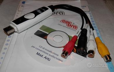 Cavo convertitore video rca/s - usb