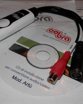 Cavo convertitore video rca/s - usb