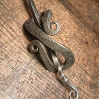 fermacapelli hairpin ferro forgiato artigianale 