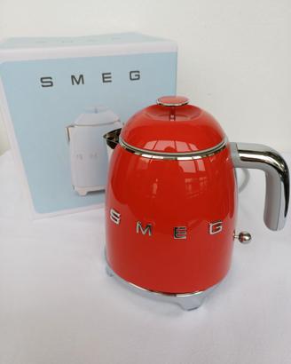 Mini Bollitore SMEG Rosso Lucido 0,8L Nuovo