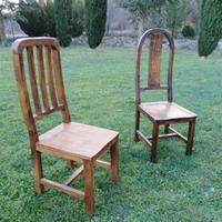 Sedie design, legno massello