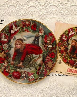 Piatto n.5 Victorian Christmas Natale The Hamilton