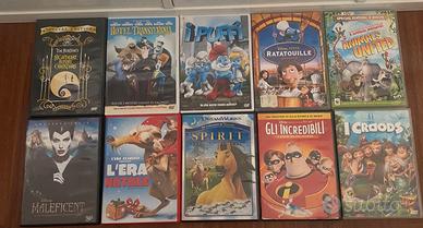 Lotto dvd 10 film per bambini
