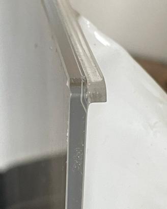 Pannello in Plexiglas trasparente