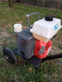 Impianto di irrigazione ...motopompa ..tubo