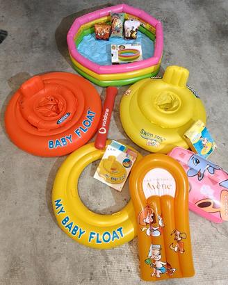 lotto gonfiabili per mare o piscina, giochi bimbi