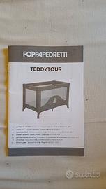 Lettino pieghevole Foppapedretti TeddyTour