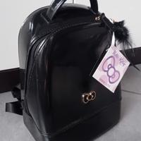 Zainetto in PVC Nero, Hello Kitty