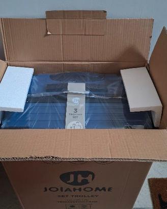 Il set di 3 valigie NUOVE (marchiato Joia Home Tri