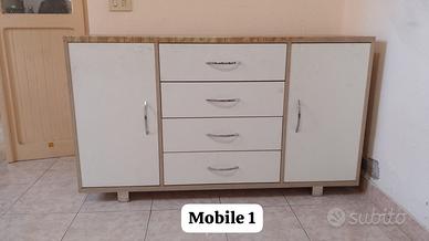 Tris blocco mobili soggiorno/cucina/bagno
