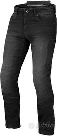 Jeans moto Macna Stone Pro elasticizzato Nero